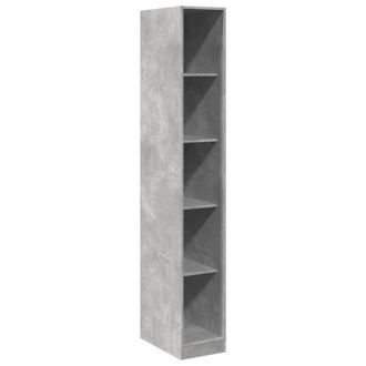 Berkfield Home Wardrobe Concrete Grey 30x50x200 cm Engineered Wood | Size: 30 x 50 x 200 cm