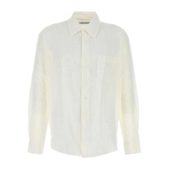 Our Legacy Casual Shirts, male, White, Size: XL Coco Shirt