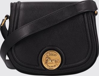 Chlo&eacute; Borsa Saddle Horse Medal Chlo&eacute; in pelle a grana
