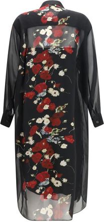 Khaite Womens Black Silk Casual Dress