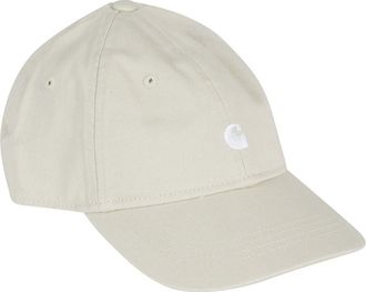 Carhartt Work in Progress Carhartt Wip, Caps, male, White, Size: ONE SIZE Madison Logo Hat