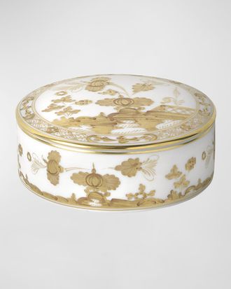 Ginori 1735 Oriente Italiano Round Trinket Box