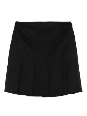 Our Legacy Girdle pleated mini skirt - Black