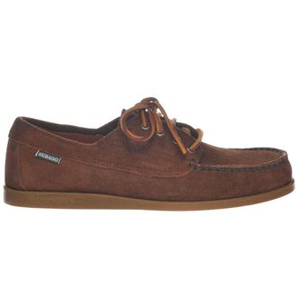 Sebago Mens Askook Suede Moccasins (Dark Brown) - Size UK 8