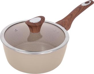 KASANOVA Casseruola 20 cm taupe Kolors un manico con coperchio