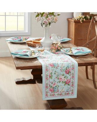 Elrene Vintage Floral Garden Table Runner