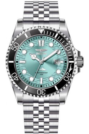 Invicta Pro Diver 50804 Herenhorloge - Quartz Uurwerk - Roestvrij Staal met Blauwe Wijzerplaat - 43 mm