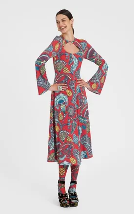 La DoubleJ Farfalla Dress Sicomore Red at Nordstrom, Size X-Small