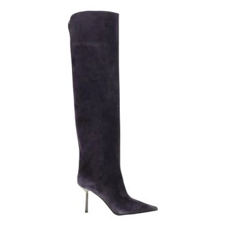 Le Silla Bella Stivali in Camoscio Sopra il Ginocchio - - Shoes - Donna - Viola - 37 EU