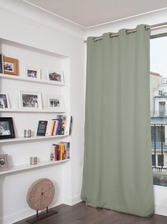 MOONDREAM Cortina térmica opaca ollaos gris MC704 140x260