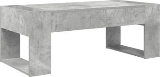 vidaXL Mesa De Caf&eacute; Gris Concreto 110 X 50 X 41 Cm Vidaxl