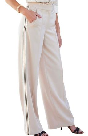 Bishop + Young Harland Tencel Dress Pant in Beige at Nordstrom, Size X-Small 30