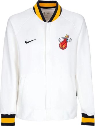Nike Miami Heat Lichtgewicht Sweatshirt Jack - Heren - Fitness - Wit - XL - Polyester - Fitness