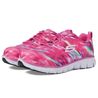 Skechers Sure Track Womens Hot Pink EH Composite Toe Work Shoes ZAP1724