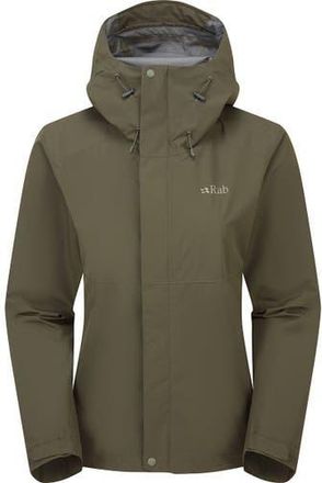 RAB Downpour Jacket - Womens in Army at Nordstrom, Size Medium