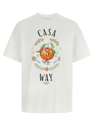 Casablanca White Organic Cotton Mens Sportswear