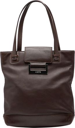 Loewe 2003 Leather tote bag - Marrone