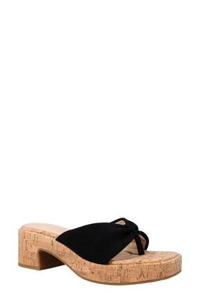 Pelle Moda Bandi Platform Flip Flop in Black at Nordstrom, Size 8.5