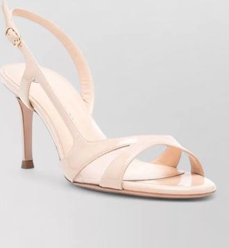 Roberto Festa Milano leather crossover strap sandals