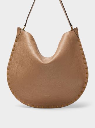 Isabel Marant Womens Oskan supple pebble leather hobo bag