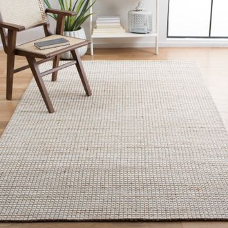 Safavieh Natural Fiber Hand Made Area rug, Natural / Ivory Contemporary Style Non-Shedding