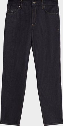 Emporio Armani Denim Mid-Rise Straight-Leg Jeans