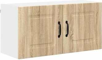vidaXL Kitchen Wall Cabinet Sonoma Oak 80 x 31 x 40 cm Engineered Wood vidaXL