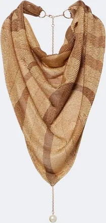 Pucci Sciarpa Marmo in voile Lurex