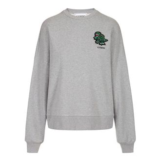 Iceberg Sweatshirt met ronde hals - Dames - Sweatshirts - Grijs - XS - Katoen - Hoodies & sweatvesten