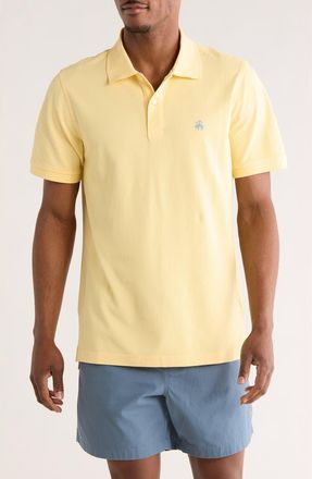 Brooks Brothers Solid Cotton Piqu&eacute; Polo in Light/Pastel Yellow at Nordstrom Rack, Size X-Large