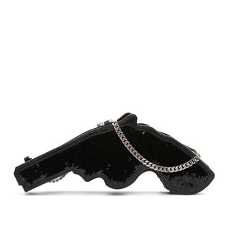 Saint Laurent Tweedehands Sequin Bo Gun Ketting Schoudertas