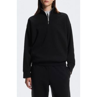 On Club Collective Quarter Zip Sweatshirt in Black at Nordstrom, Size X-Small