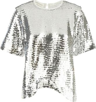 Niccol&ograve; Pasqualetti Top - Dames - Blouses - Grijs - L - Katoen - Overhemden