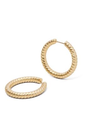 Jennifer Fisher Madison Avenue Huggie Hoop Earrings in Yellow Gold at Nordstrom