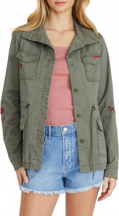 Free People Amber Military Jacket In Olive