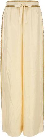 Zimmermann Luna Retro Track Pant - Dames - Wijde Broeken - Geel - L - Broeken