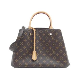 Louis Vuitton Pre-owned Montaigne Monogram Tas - Dames - Pre-owned - Bruin - Maat: ONE Size