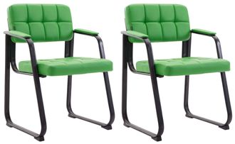 Clp Set De 2 Sillas De Conferencia Canada B Verde