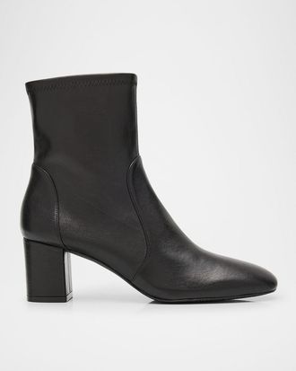 Stuart Weitzman Lucie Leather Booties