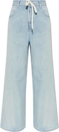 Maison Margiela Wijde Pijpen Jeans - Dames - Loose Fit Jeans - Blauw - W27 - Katoen - Jeans