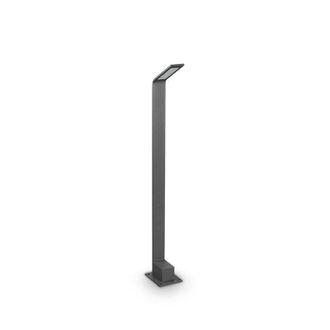 Netlighting Agos LED Outdoor Tall Bollards Anthracite IP54 4000K in Black