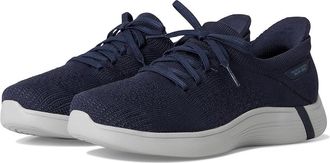 Skechers On-The-Go Hands Free Slip-ins Swift w/ Knit Fit Womens Shoes Navy : 5.5 B - Medium, Synthetic