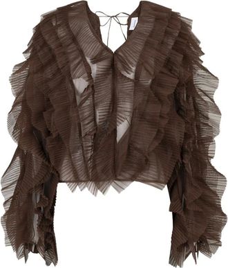 Dante6 Phora Top - Dames - Blouses & Shirts - Bruin - Maat: S