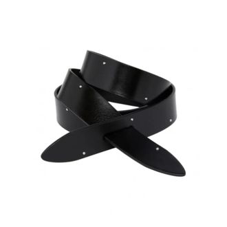 Isabel Marant Accessoires, Heren, Zwart, XL, Leer, Lecce Riem