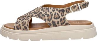 Tamaris Sandalen Plat - Dames - Sandalen - Beige - 40 EU - Schoenen