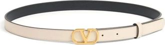 Valentino Garavani Belts, female, Beige, 75 CM, Stylish Buckle Belt