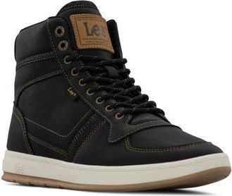 Lee Dayton High Top Sneaker in Black/Tobacco at Nordstrom Rack, Size 10.5