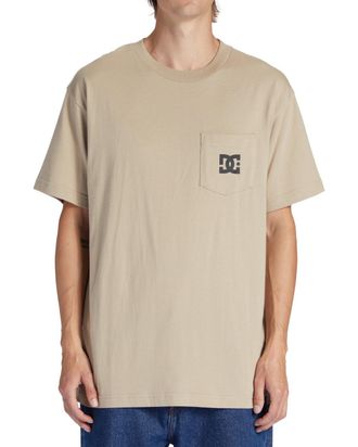 DC T-Shirt DC SHOES DC Star, Herren, Gr. XL, grau (plaza taupe), Obermaterial: 100% Baumwolle;, Shirts T-Shirt