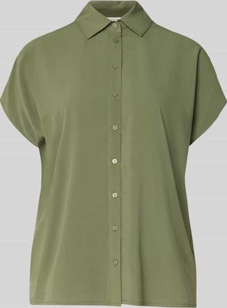 Christian Berg Relaxed Fit Bluse aus Viskose in Oliv, Gr&ouml;&szlig;e 36