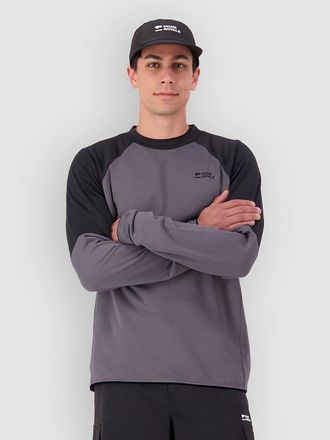 Mons Royale Quad Merino Fleece Hoodie rot